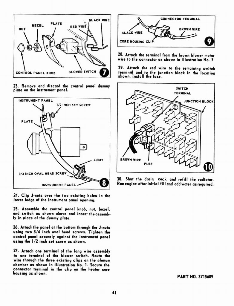 1955 Chevrolet Accessories Manual Page 84